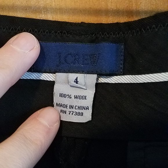 J Crew City Fit Trouser Pants, Size 4. - Picture 5 of 6